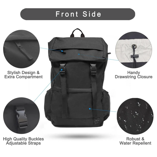 Alt view image 2 of 7 - Rucksack Backpack for Travel College Hiking Camping Large Outdoor men women large lightweight Daypack