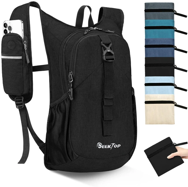 Main image of 15L Small Hiking Backpack for Women Men, Lightweight Hiking Daypack | Water Resistant, Foldable Packable Back Pack with Phone Pocket for Travel Camping Outdoor