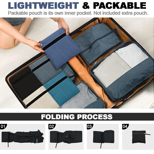 Alt view image 6 of 7 - 15L Small Hiking Backpack for Women Men, Lightweight Hiking Daypack | Water Resistant, Foldable Packable Back Pack with Phone Pocket for Travel Camping Outdoor