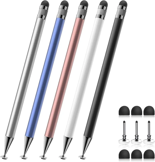 Main image of CORE TECH Premium Stylus Pen for Cell Phones, High-Precision Touch Screen, Universal Design, Lightweight and Durable for Daily Use, 5-Pack, Compatible with Apple Pencil 1st Generation