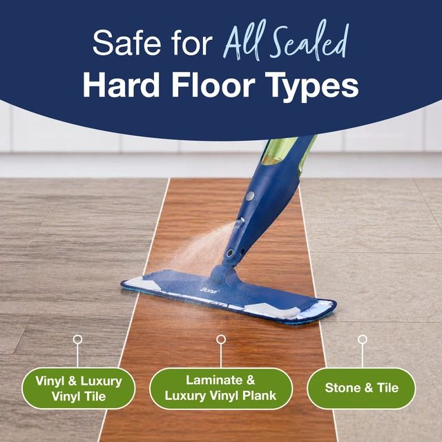 Alt view image 7 of 7 - Bona Multi-Surface Floor Premium Spray Mop - Includes Multi-Surface Floor Cleaner Concentrate and Machine Washable Microfiber Cleaning Pad - For Stone, Tile, Laminate and Vinyl LVT/LVP Floors