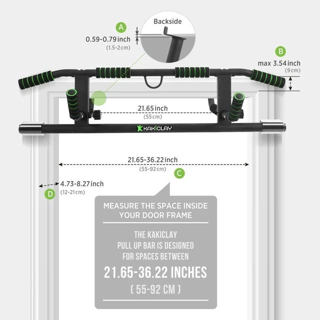 Alt view image 12 of 14 - 2026 Upgrade Multi-Grip Pull Up Bar with Smart Larger Hooks Technology - USA Original Patent, Designed, Shipped, Warranty