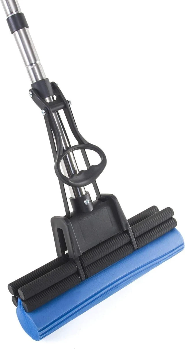 Alt view image 8 of 14 - Kitchen + Home PVA Sponge Roller Mop - 11" Quadruple Roller All Purpose Floor Cleaner