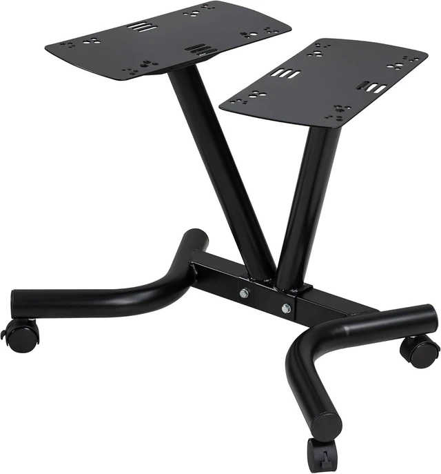 Alt view image 7 of 12 - Adjustable Dumbbell Stand Fitness Dumbbell Rack & Weight Rack for Home Gym Set