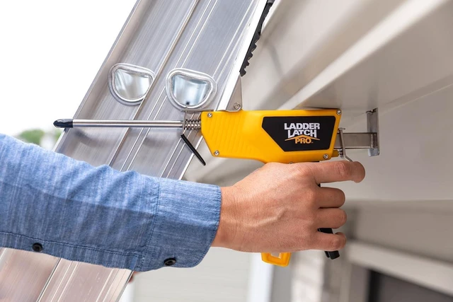 Alt view image 10 of 14 - Ladder Latch Pro - Ladder Safety Device - Lightweight, Installs in Seconds with One Hand
