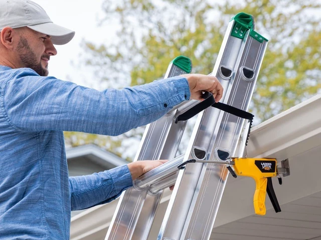 Alt view image 13 of 14 - Ladder Latch Pro - Ladder Safety Device - Lightweight, Installs in Seconds with One Hand