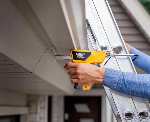 Alt view image 12 of 14 - Ladder Latch Pro - Ladder Safety Device - Lightweight, Installs in Seconds with One Hand