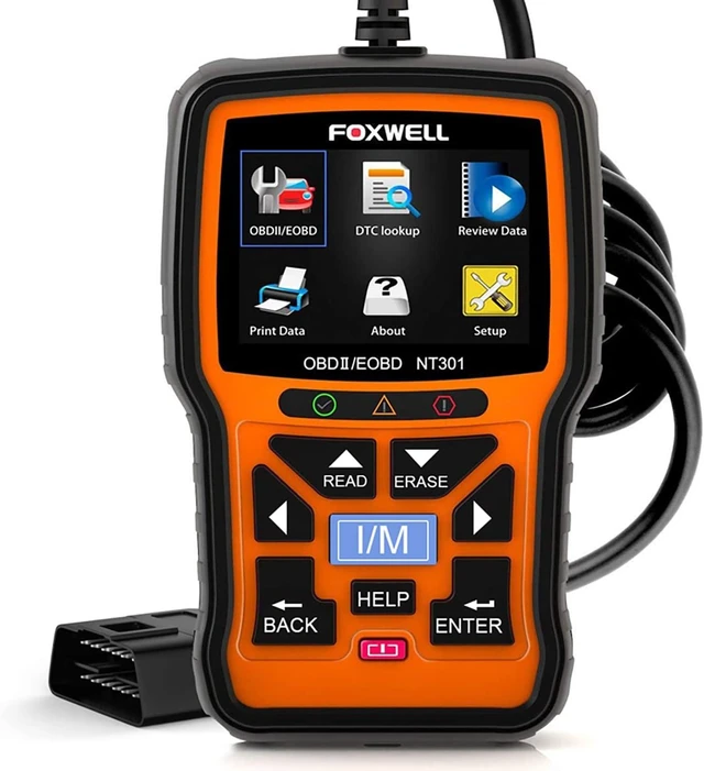 Alt view image 8 of 14 - FOXWELL NT301 OBD2 Scanner Live Data Professional Mechanic OBDII Diagnostic Code Reader Tool for Check Engine Light