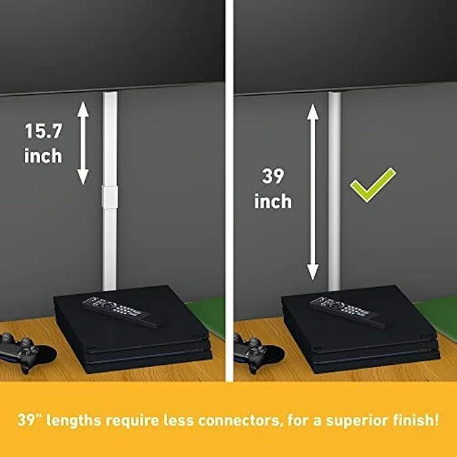 Alt view image 11 of 12 - D-Line 13.12ft Cord Hider Kit, Patented Cable Cover, Hide Wires on Wall, Channel for TV Mount Cords, Raceway Wire Hiders, Paintable, Adhesive, Half Round, 4X 1.18in W x 0.59in H x 39in Lengths, White