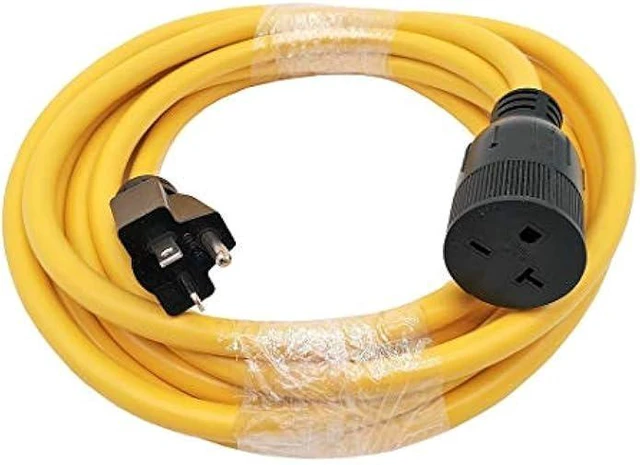 Alt view image 6 of 10 - Parkworld 885767 NEMA 6-20 Extension Cord 6-20P to 6-20R (T Blade Female Also for 6-15R Adapter) 250V, 20A, 5000W (16FT)