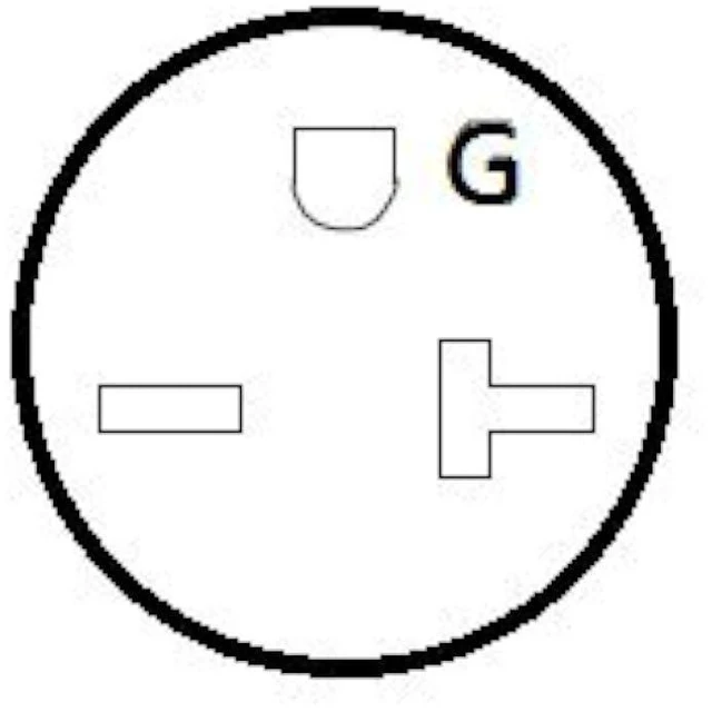 Alt view image 10 of 10 - Parkworld 885767 NEMA 6-20 Extension Cord 6-20P to 6-20R (T Blade Female Also for 6-15R Adapter) 250V, 20A, 5000W (16FT)