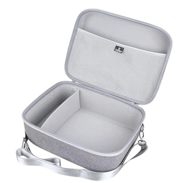 Alt view image 7 of 10 - Hard Storage Case for HAPPRUN Projector, Travel case for Native 1080P Bluetooth/Aurzen EAZZE D1G/D1 Projector - Tourmate (Box for Sale) (Hemp Gray)