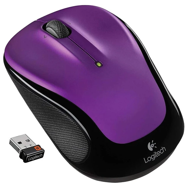 Alt view image 2 of 2 - Logitech Wireless Mouse M325 with Designed-for-Web Scrolling - Vivid Violet (910-003120)