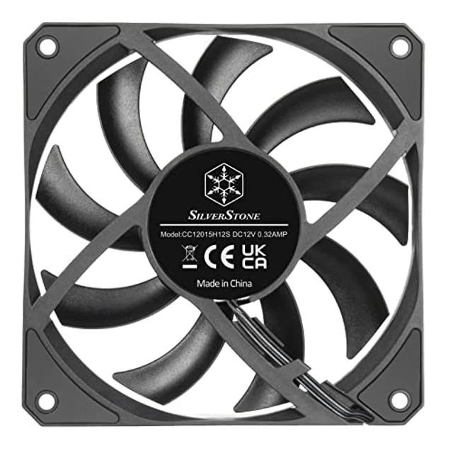 Alt view image 7 of 10 - Silverstone Technology Air Slimmer 120 Enhanced Performance 120mm Slim Fan with Full-Range PWM, (SST-AS120B),Black