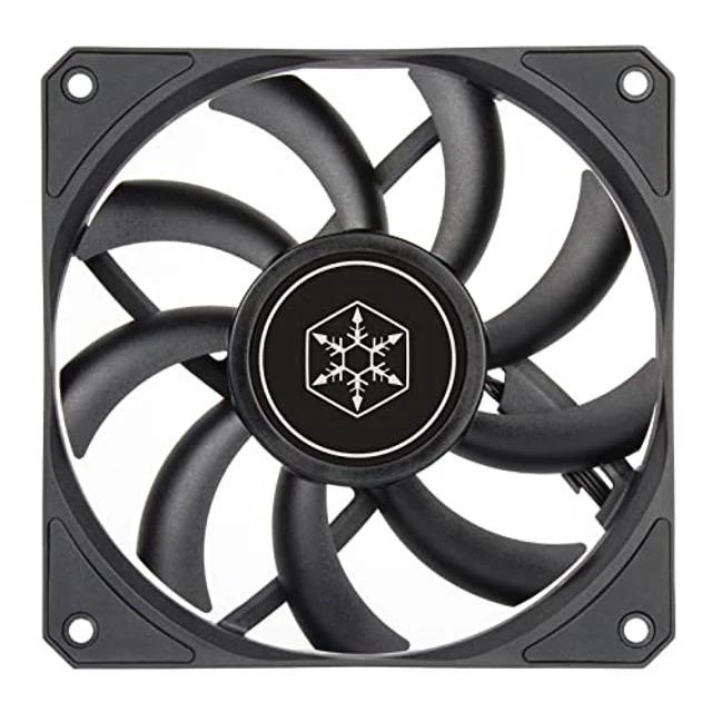 Alt view image 9 of 10 - Silverstone Technology Air Slimmer 120 Enhanced Performance 120mm Slim Fan with Full-Range PWM, (SST-AS120B),Black