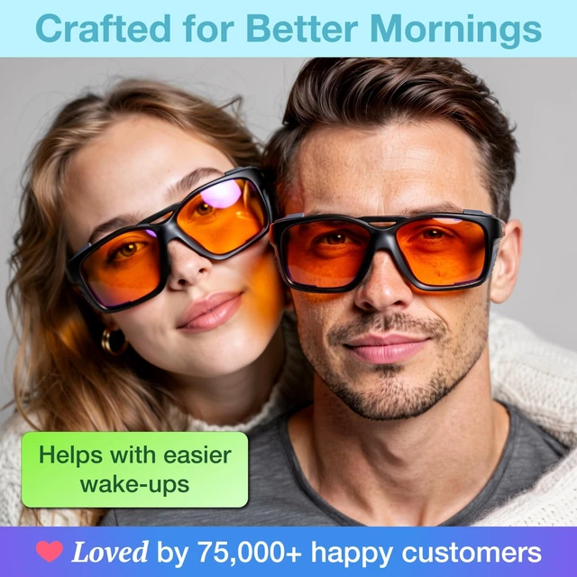 Alt view image 10 of 10 - Orange Blue Light Blocking Glasses for Better Sleep - 97% Premium TR90 Wrap Around Amber Computer Migraine Glasses for Women & Men - Gaming Glasses - TV Blue Light Blockers Gamer Glasses