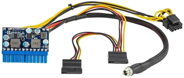 Alt view image 7 of 10 - DC 12V 300W 24Pin ATX Connect with Motherboard Mini ITX Power Supply pico PSU Module for PC Gamer