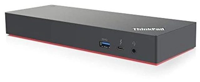 Alt view image 6 of 10 - Lenovo ThinkPad Thunderbolt 3 Dock Gen 2 135W (40AN0135) Dual UHD 4K Display Capability, 2 HDMI, 2 DP, USB-C, USB 3.1 with 3 Years Warranty Card