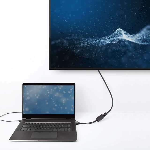 Alt view image 10 of 10 - Cable Matters HDMI to DisplayPort Adapter (HDMI to DP Adapter) with 4K Video Resolution Support