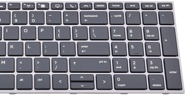 Alt view image 10 of 10 - SUNMALL Replacement Keyboard with Backlit Compatible with HP ZBOOK 15 G5, 15 G6, ZBOOK 17 G5, 17 G6 (Doe Not Fit for Zbook 15U G5 Series) L12765-001 L28407-001 L29635-001