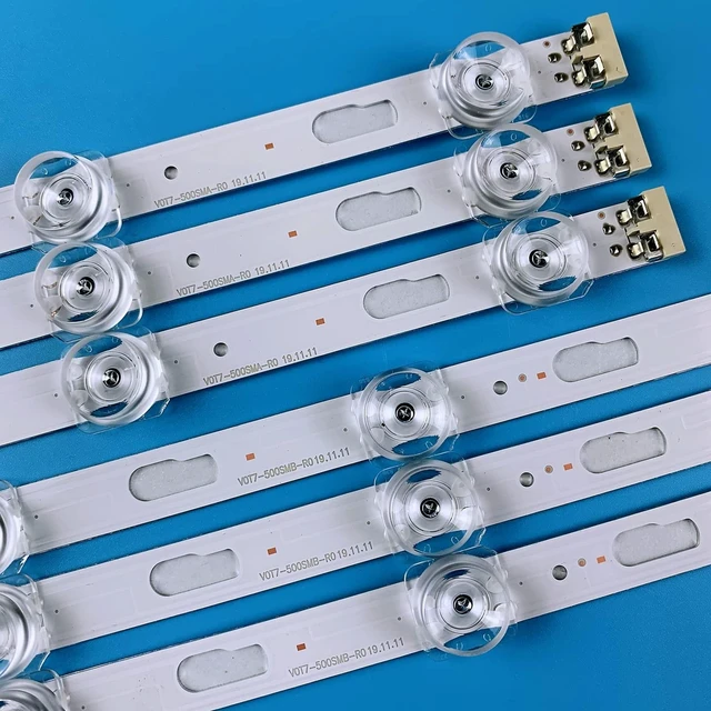 Alt view image 9 of 10 - PANMILED 6 Pieces LED Backlight Strips for Samsung 50 TV UN50TU7000 UN50TU8000 UN50TU7000FXZA UN50TU8000FXZA V0T7-500SMA-R0 V0T7-500SMB-R0
