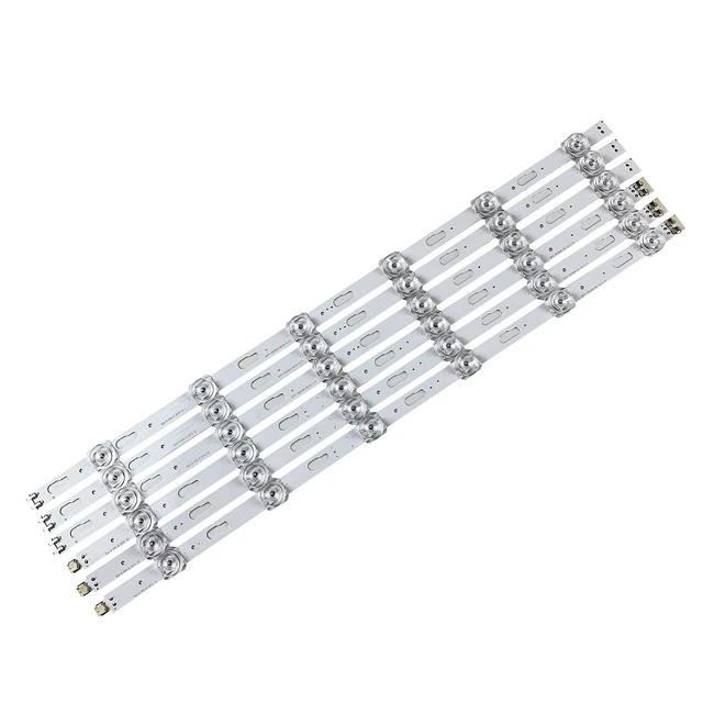 Alt view image 6 of 10 - PANMILED 6 Pieces LED Backlight Strips for Samsung 50 TV UN50TU7000 UN50TU8000 UN50TU7000FXZA UN50TU8000FXZA V0T7-500SMA-R0 V0T7-500SMB-R0