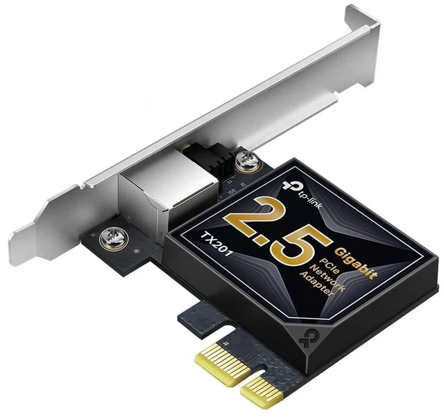 Alt view image 6 of 10 - TP-Link 2.5GB PCIe Network Card (TX201) - PCIe to 2.5 Gigabit Ethernet Network Adapter, Supports Windows 11/10/8.1/8/7, Win Server 2022/2019/2016, Linux