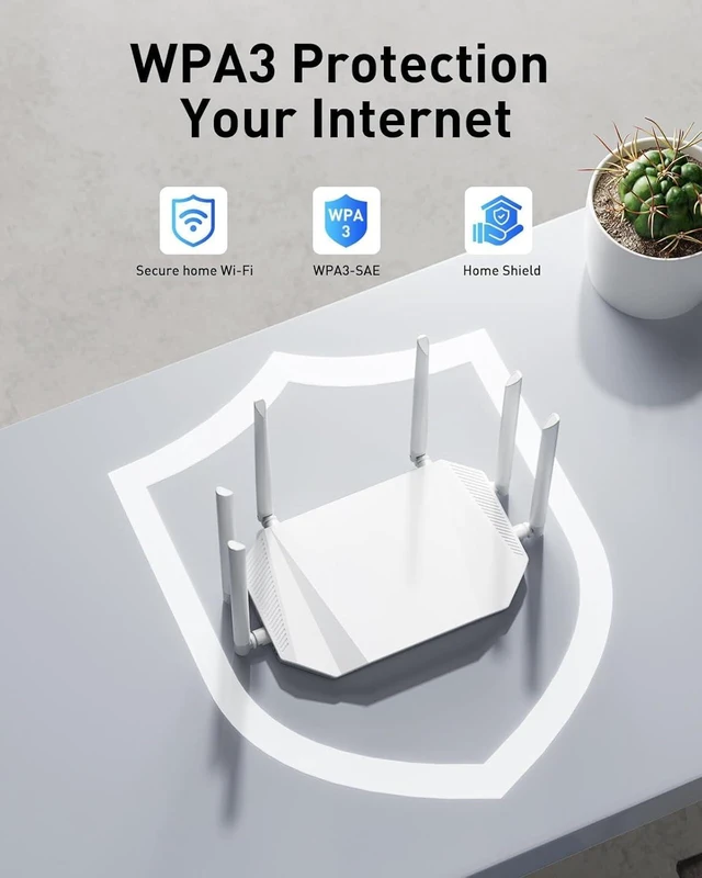 Alt view image 14 of 14 - WiFi Router Routers for Wireless Internet - AX3000 WiFi 6 Router 5GHz/2GHz with 6 Wi-Fi Antenna Covers up to 3500 sq.ft, Connect 105 Devices,Gigabit Routers for Home Wi-Fi IPV6 Wireless