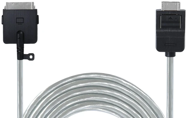 Alt view image 11 of 12 - 2.5M BN39-02944A One Connect Cable Compatible with Samsung The Neo QLED 8K 55" 65" 75" 85" 98" TV QN800D QN850D QN900D QN990C Series and LS55CG970NNXGO Monitor
