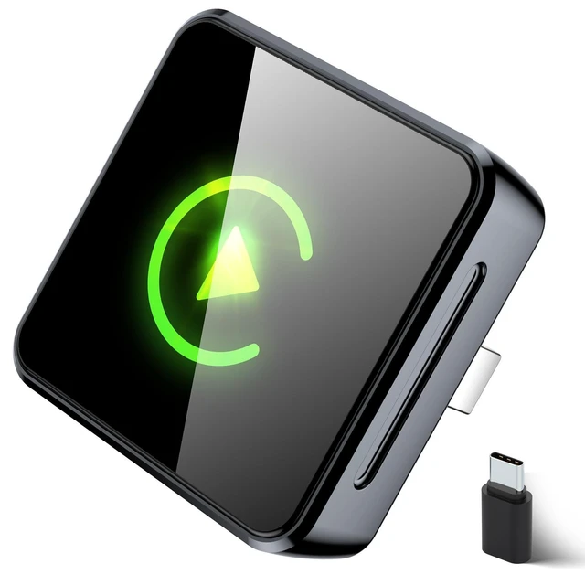 Alt view image 6 of 10 - Wireless CarPlay Adapter 2026 Upgraded, 2-in-1 Adapter Converts Wired to Wireless Dongle, 5GHz WiFi Auto-Connection, Plug & Play for Cars with Factory Wired CarPlay/Android Auto (Grey)