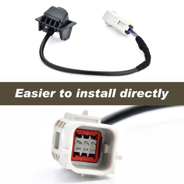 Alt view image 8 of 10 - Rear View Backup Camera Compatible with Cadillac SRX 2010 2011 2012 2013 2014 2015 Park Assist Camera Replaces# 23205689 15926122 20910350 22915398