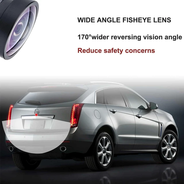 Alt view image 9 of 10 - Rear View Backup Camera Compatible with Cadillac SRX 2010 2011 2012 2013 2014 2015 Park Assist Camera Replaces# 23205689 15926122 20910350 22915398