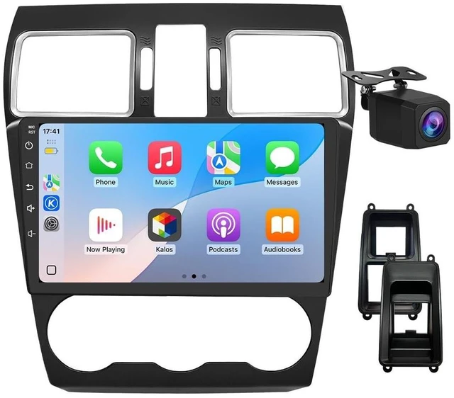 Alt view image 6 of 10 - Junsun 5G WiFi Car Radio Stereo for Subaru Forester 2015 2016 2017 2018 Suitable for Factory Sounds System,Wireless CarPlay/Android Auto,GPS DSP RDS,Upgrade BT 5.0 AM/FM with HD1080P Backup Camera