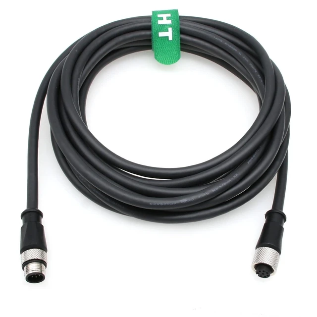 Alt view image 11 of 12 - HangTon Ethernet Extension Cable for Humminbird Helix 7 8 9 10 12 15 G2N to Minn Kota Terrova Motor, Fish Finder Network Switch, 8 Pin Male Female, Waterproof 3m