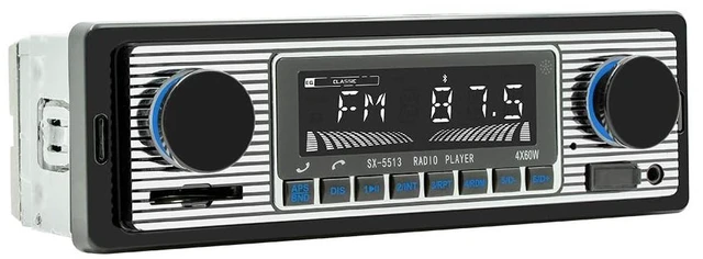Alt view image 6 of 10 - Single Din Car Radio Classic FM Radio,Bluetooth Car Stereo,Hands Free Calling, Aux-in,USB Playback,SD,Car MP3,Push to Talk Assistant,Digital Media Receiver