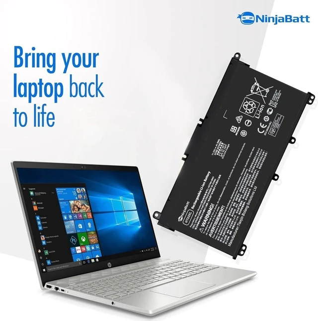Alt view image 10 of 10 - NinjaBatt HT03XL Battery for HP L11119-855 HW03XL Pavilion 15-DB Series14M-DH0003DX 14M-DH1003DX 15T-CS200 15-DY0013DX 15-DY1023DX 15-DY1751MS 15-CS3073CL