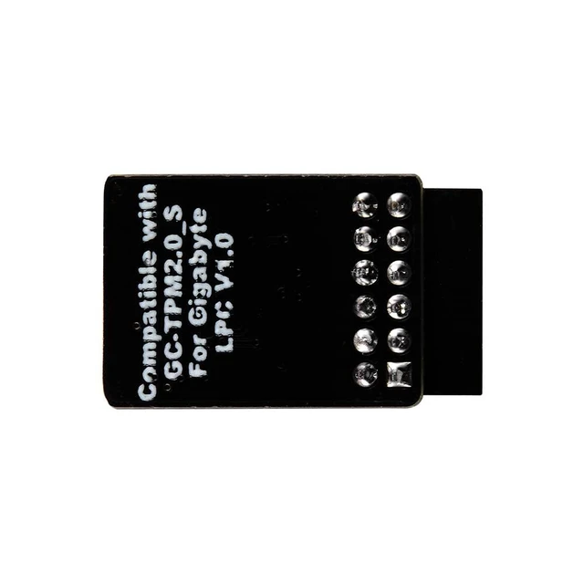 Alt view image 7 of 10 - NewHail TPM2.0 Module LPC 12Pin Module with Infineon SLB9665 for Gigabyte Motherboard Compatible with GC-TPM2.0_S