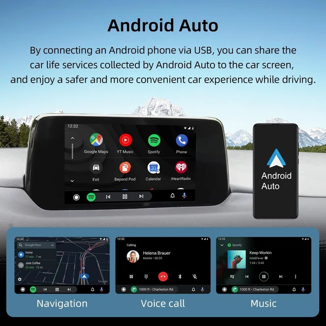 Alt view image 9 of 10 - LEXXSON Android Auto & Carplay Adapter for Mazda 2/3/6/CX3/CX5/CX8/CX9/MX5/FIAT124, Retrofit Kit for MZD Connect System 00008FZ34, TK78-66-9U0C