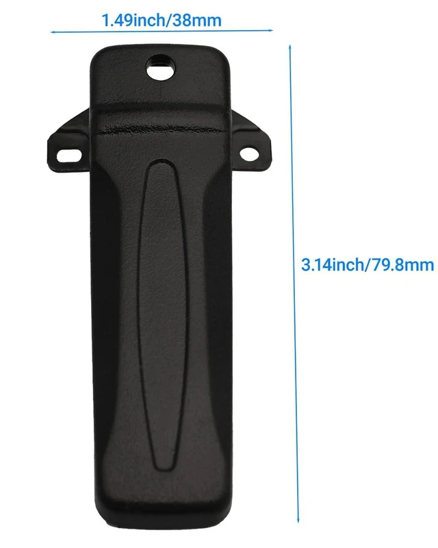 Alt view image 7 of 10 - KBH-10 Belt Clip Compatible with Kenwood Radio NX240 NX340 TK-270G TK-272G TK-2200 TK-3200 TK-3300 TK-280 TK-380 TK-290 TK-390 TK-260G TK-2302 TK-3302 walkie Talkie10 Pack