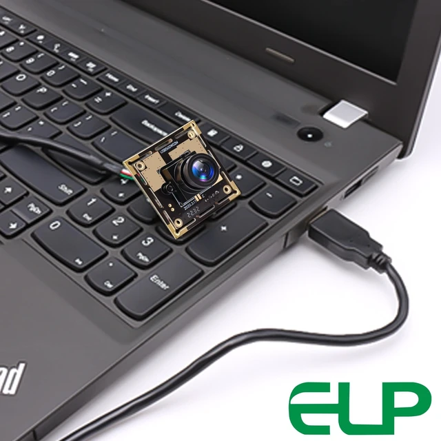 Alt view image 10 of 10 - ELP 5mp HD USB Camera Module for Computer Mini UVC USB2.0 Video Embedded Webcam Board with 2.8mm Lens OV5640 Laser Engraver Lightburn Camera,3.3ft/1m Cable for PC, Laptop, Jetson Nano
