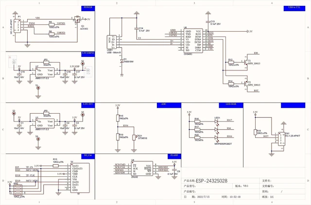 Alt view image 9 of 10 - DIYmall 2.8'' ESP32 Module ESP32-2432S028R WiFi+BT Dual-core 240X320 Smart Display Screen LCD TFT Module ILI9341 Driver for Arduino IoT
