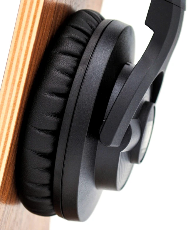 Alt view image 6 of 8 - Earpadz Replacement for KRK KNS6400 Headphones Ear Pads, Protein Leather Headphone Cushions (Midnight, Black, 1 Pair)