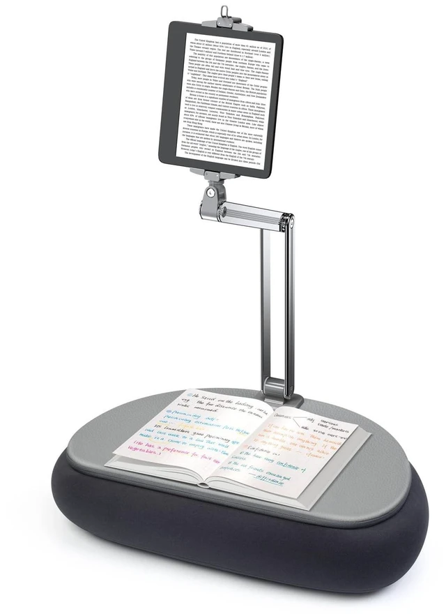 Alt view image 6 of 10 - elitehood Tall Tablet Pillow Stand, Long Arm Adjustable Kindle Pillow Holder for Reading in Bed, 360Rotation iPad Stand for Lap Compatible with 6 - 13 iPad Air Mini Pro iPhone Kindle Cell Phone