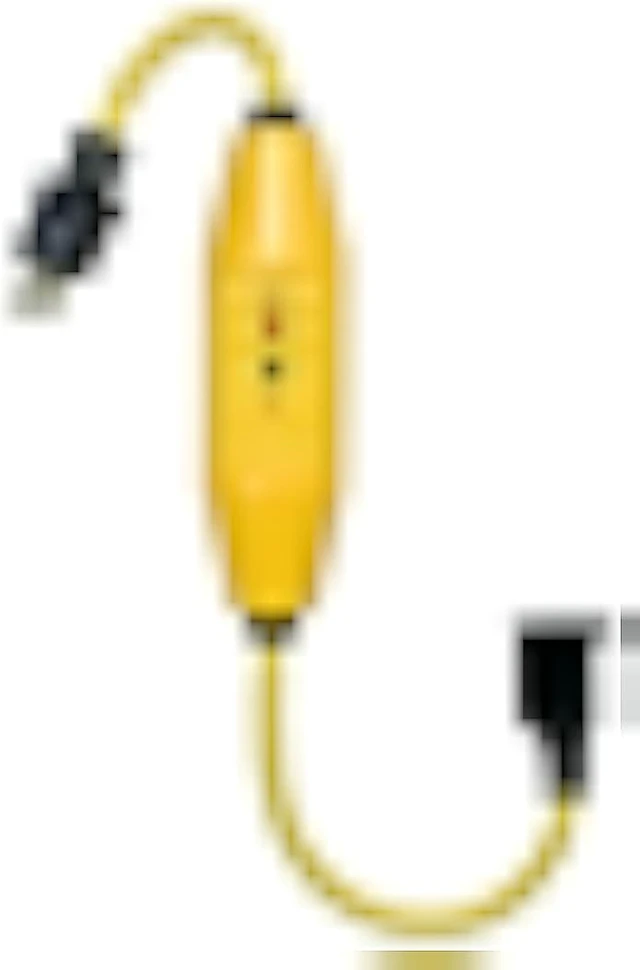 Alt view image 2 of 2 - Tower Manufacturing 30438018 Auto-Reset 15 AMP Inline GFCI Single Connector Cord, 18 Inches, Yellow