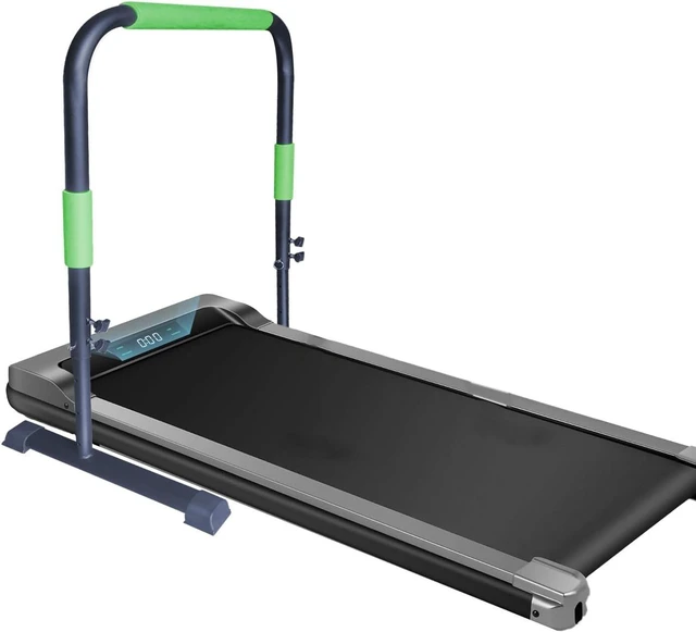 Alt view image 7 of 12 - Adjustable Handle Bar for Walking Pad Only - Max Height 43", Compatible with 23" Walking Pad, Heavy-Duty Steel Frame w/Non-Slip Base