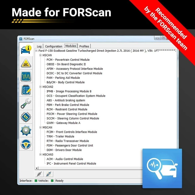 Alt view image 8 of 12 - OBDLink EX FORScan OBD Adapter