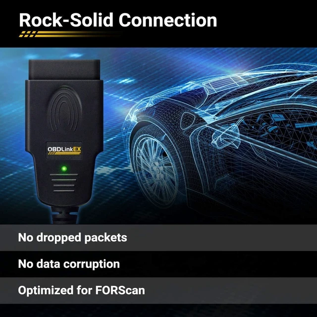 Alt view image 12 of 12 - OBDLink EX FORScan OBD Adapter