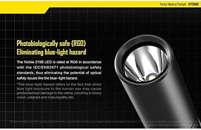 Alt view image 9 of 11 - NITECORE MT06MD 180 Lm Nichia 219B 2Xaaa LED Penlight - MT06 Upgrade, Black