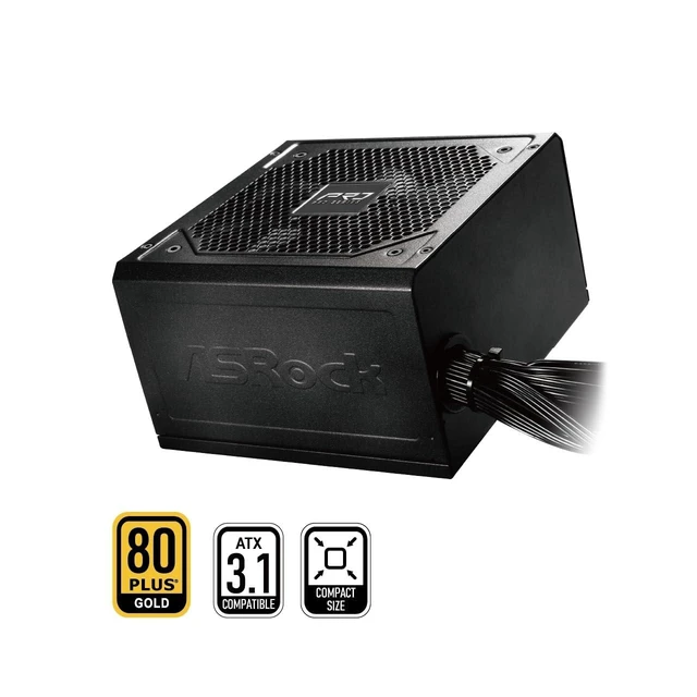 Alt view image 6 of 8 - ASRock PRO-650G Power Supply - 650W 80 Plus Gold Certified, ATX 3.1 Ready, 120mm Fan, Full Protection Circuit, 3-Year Warranty