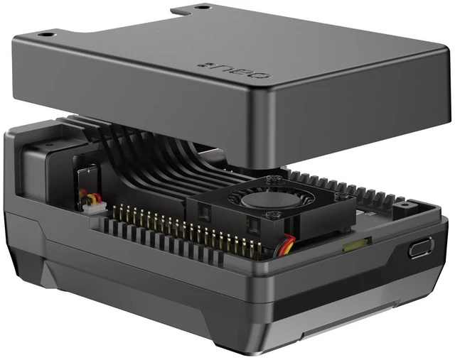 Alt view image 6 of 10 - Argon NEO 5 M.2 NVME PCIE Case for Raspberry Pi 5 ^^ Aluminum case with Built-in Fan